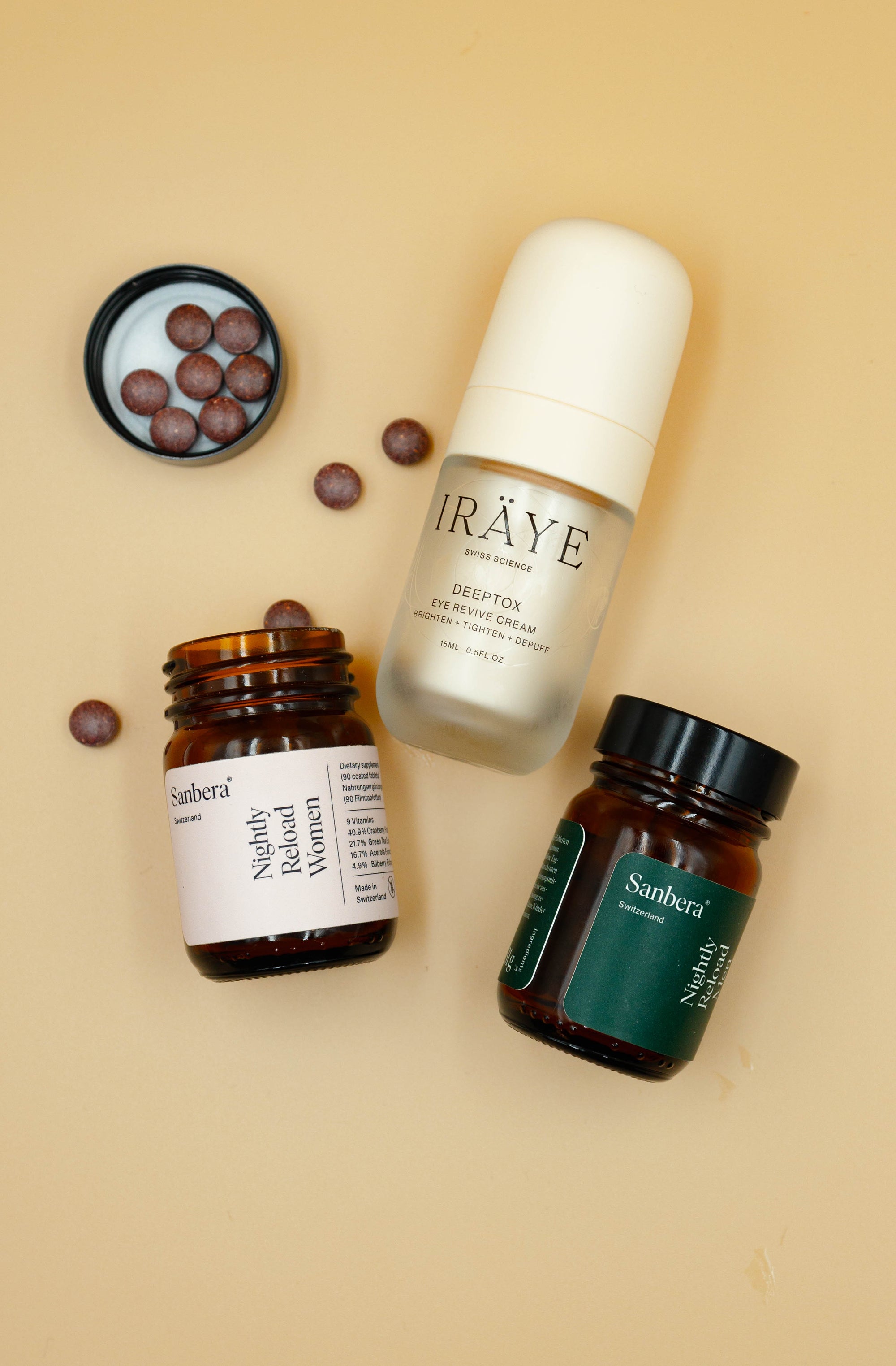 Upgrade Your Beauty Sleep with our Nightly Reloads & Eye Revive Cream by Iräye