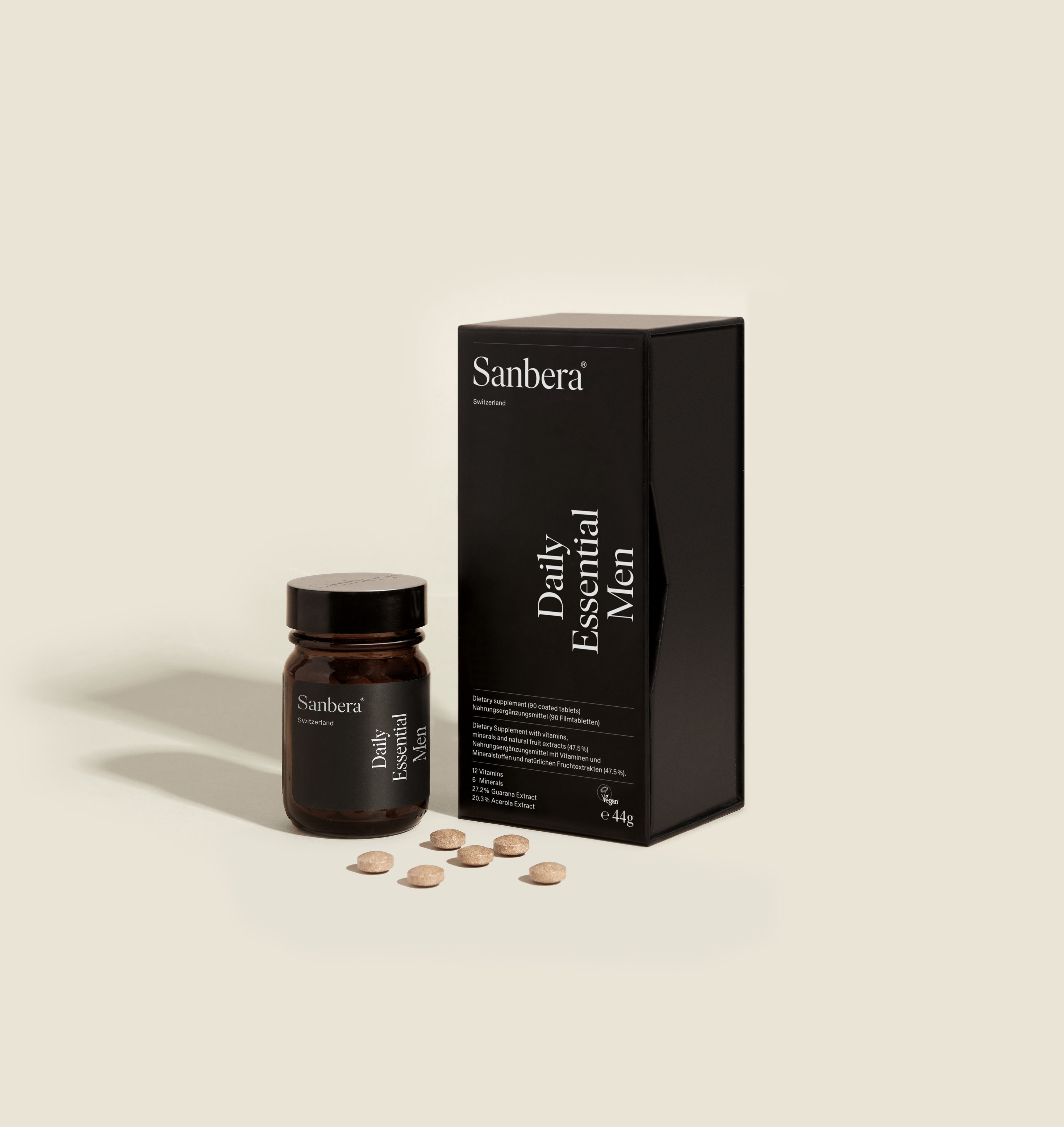 Daily Essential Men for his health. — Sanbera Switzerland