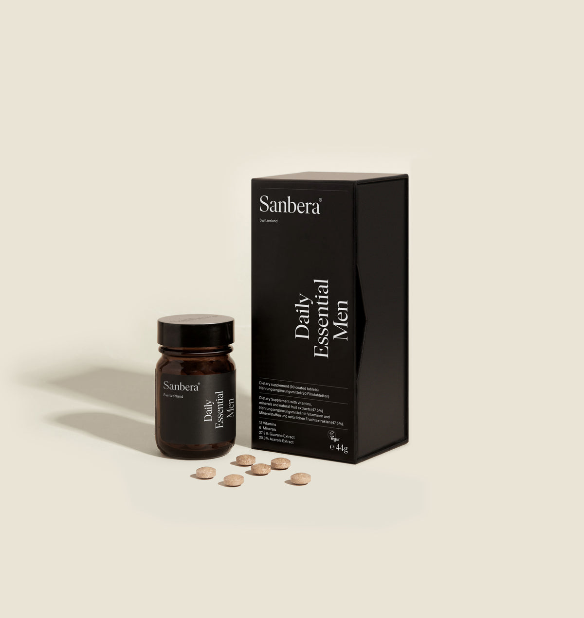 Sanbera Daily Essential Men Supplements for his overall health
